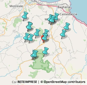 Mappa 90035 Marineo PA, Italia (6.82)