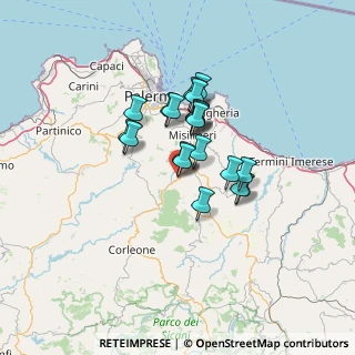 Mappa 90035 Marineo PA, Italia (10.5685)