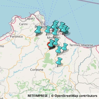 Mappa 90035 Marineo PA, Italia (10.4445)