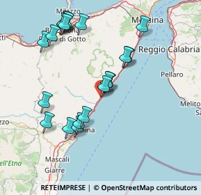 Mappa A18, 98028 Santa Teresa di Riva ME, Italia (18.177)