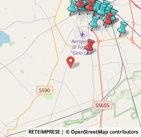 Mappa Contrada Posta Conca, 71122 Foggia FG, Italia (6.4495)