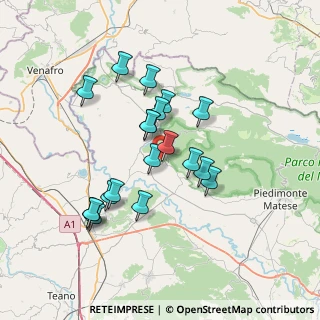 Mappa Via Rampe Manera, 81010 Ailano CE, Italia (6.60526)