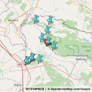 Mappa Via Rampe Manera, 81010 Ailano CE, Italia (6.67154)