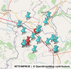 Mappa Viadotto Ariani, 81049 Mignano Monte Lungo CE, Italia (7.20368)