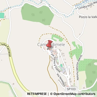 Mappa Piazza Municipio,  14, 04020 Campodimele, Latina (Lazio)