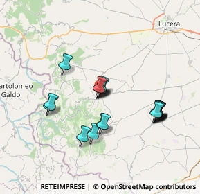 Mappa Via Santa Caterina da Siena, 71032 Biccari FG, Italia (6.9165)