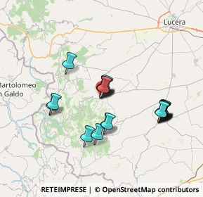 Mappa Via Giardino, 71032 Biccari FG, Italia (6.7695)