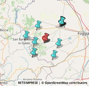 Mappa Via Giardino, 71032 Biccari FG, Italia (12.15824)