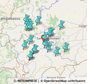 Mappa Via Santa Maria, 82020 Baselice BN, Italia (12.726)