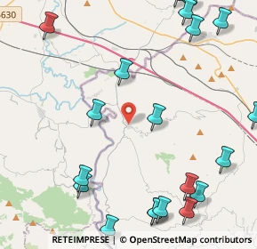 Mappa Via Masseria della Corte, 81040 Rocca D'evandro CE, Italia (6.3255)