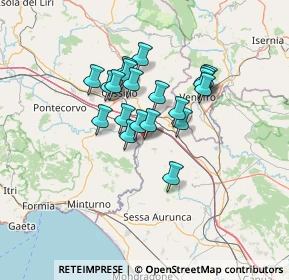Mappa Via Masseria della Corte, 81040 Rocca D'evandro CE, Italia (10.6315)