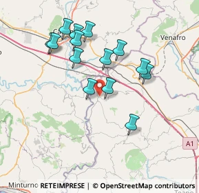 Mappa Via Masseria della Corte, 81040 Rocca D'evandro CE, Italia (7.38143)