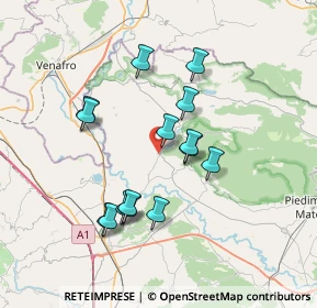 Mappa 81010 Pratella CE, Italia (6.90467)