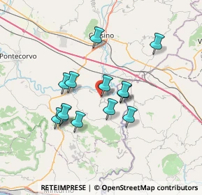 Mappa Via Guglielmo Marconi, 03048 Sant'Apollinare FR, Italia (6.26308)