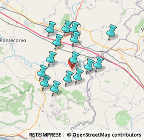 Mappa Via Guglielmo Marconi, 03048 Sant'Apollinare FR, Italia (6.20467)