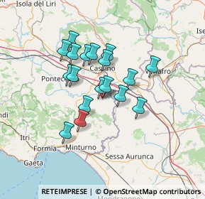 Mappa Via Guglielmo Marconi, 03048 Sant'Apollinare FR, Italia (11.38556)