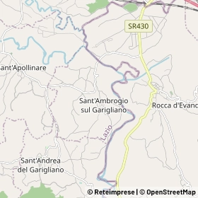 Mappa Sant'Ambrogio sul Garigliano