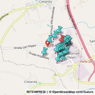 Mappa Via Primo Maggio, 63821 Porto Sant'Elpidio FM, Italia (0.354)