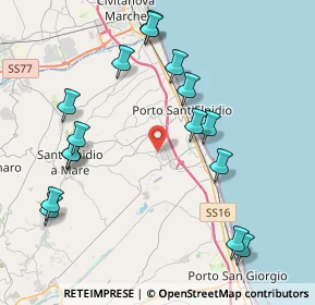 Mappa Via Primo Maggio, 63821 Porto Sant'Elpidio FM, Italia (4.68438)