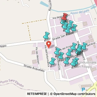 Mappa Via dell'Informatica, 63821 Porto Sant'Elpidio FM, Italia (0.2825)