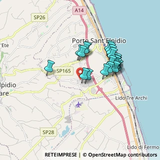 Mappa Via dell'Informatica, 63821 Porto Sant'Elpidio FM, Italia (1.548)