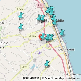 Mappa Via dell'Informatica, 63821 Porto Sant'Elpidio FM, Italia (2.15632)