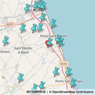 Mappa Via dell'Informatica, 63821 Porto Sant'Elpidio FM, Italia (5.823)
