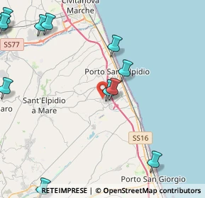 Mappa Via dell'Informatica, 63821 Porto Sant'Elpidio FM, Italia (6.07917)