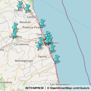 Mappa Via dell'Informatica, 63821 Porto Sant'Elpidio FM, Italia (13.52)