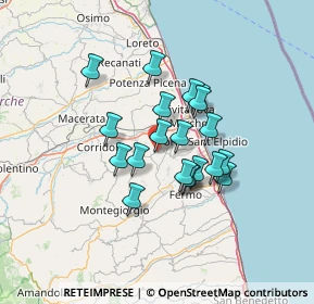 Mappa Via Luigi Fontana, 63812 Montegranaro FM, Italia (10.4745)