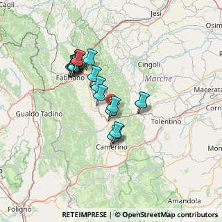 Mappa Frazione Basciano, 62022 Gagliole MC, Italia (12.295)
