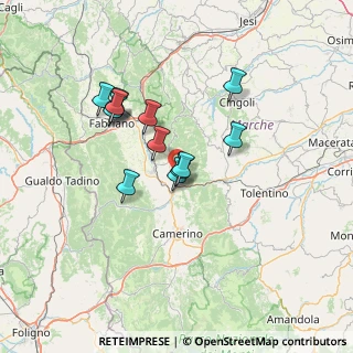 Mappa Frazione Basciano, 62022 Gagliole MC, Italia (11.81462)
