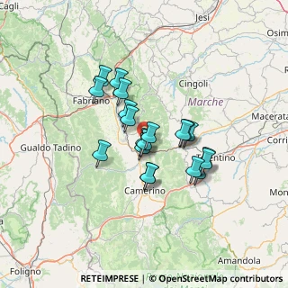 Mappa Frazione Basciano, 62022 Gagliole MC, Italia (10.573)