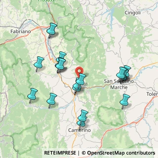 Mappa Frazione Basciano, 62022 Gagliole MC, Italia (8.257)