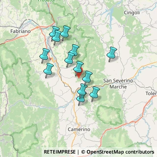 Mappa Frazione Basciano, 62022 Gagliole MC, Italia (6.23923)