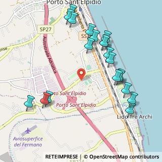 Mappa Via I Maggio, 63821 Porto Sant'Elpidio FM, Italia (1.204)