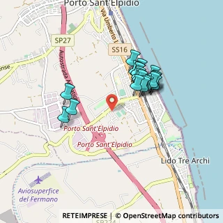 Mappa Via I Maggio, 63821 Porto Sant'Elpidio FM, Italia (0.773)