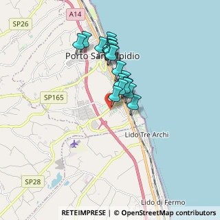Mappa Via I Maggio, 63821 Porto Sant'Elpidio FM, Italia (1.43632)