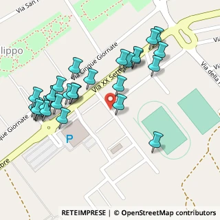 Mappa Via I Maggio, 63821 Porto Sant'Elpidio FM, Italia (0.13786)