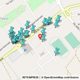 Mappa Via I Maggio, 63821 Porto Sant'Elpidio FM, Italia (0.13929)