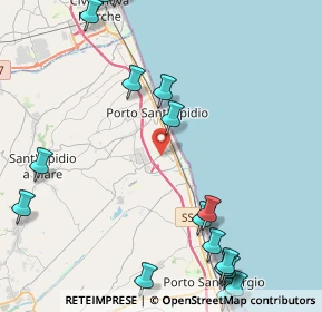 Mappa Via I Maggio, 63821 Porto Sant'Elpidio FM, Italia (6.404)