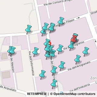 Mappa Via del Commercio, 63900 Porto Sant'Elpidio FM, Italia (0.116)