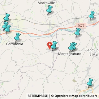 Mappa Via San Giuseppe, 62015 Monte San Giusto MC, Italia (5.98333)