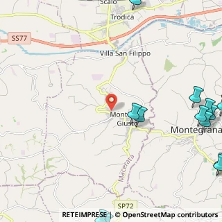 Mappa Via San Giuseppe, 62015 Monte San Giusto MC, Italia (3.74615)