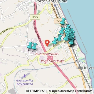 Mappa Via Martiri delle Foibe, 63821 Porto Sant'Elpidio FM, Italia (0.966)