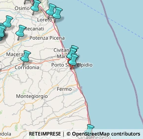 Mappa Via Martiri delle Foibe, 63821 Porto Sant'Elpidio FM, Italia (27.855)