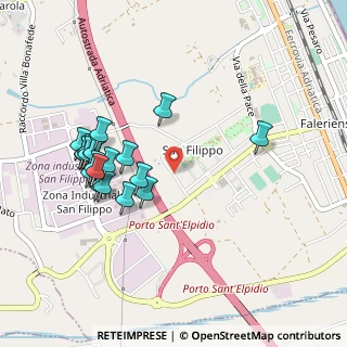 Mappa Via Martiri delle Foibe, 63821 Porto Sant'Elpidio FM, Italia (0.5005)