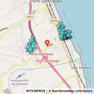 Mappa Via Cinque Giornate, 63821 Porto Sant'Elpidio FM, Italia (0.8545)