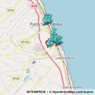 Mappa Via Cinque Giornate, 63821 Porto Sant'Elpidio FM, Italia (1.24692)