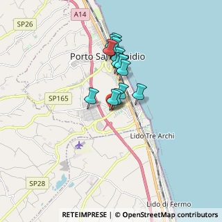 Mappa Via Cinque Giornate, 63821 Porto Sant'Elpidio FM, Italia (1.28923)